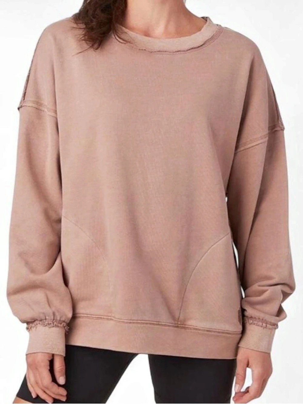 Free People Movement Metti Crew Neck
Sweatshirt — Sedona Sunset —Small